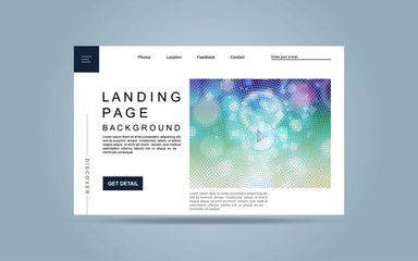 Website template for websites, or apps. minimal modern. Eps 10