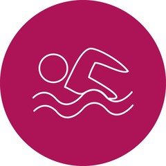 Swimming icon for your project