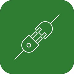 Male female plug icon for your project