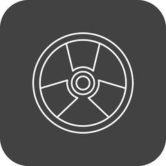 Obraz premium Radiation icon for your project