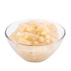 jam cream isolated dessert plate