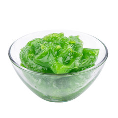 jam cream isolated dessert plate