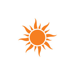 sun Logo Icon Vector illustration design 