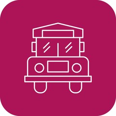 School Bus icon for your project