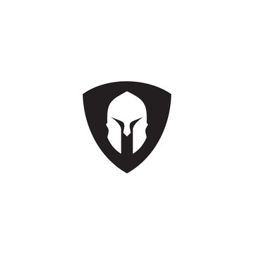 Spartan logo design vector template