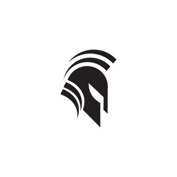 Spartan logo design vector template