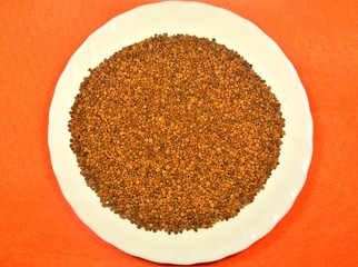 many pollen granules