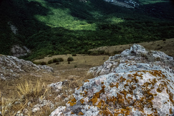 Mountain landscape. Ancient stone Incredible beauty. Nature
