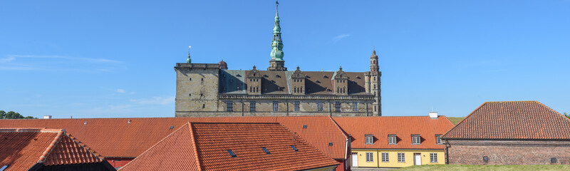 Kronborg castle at Helsingor on Denmark