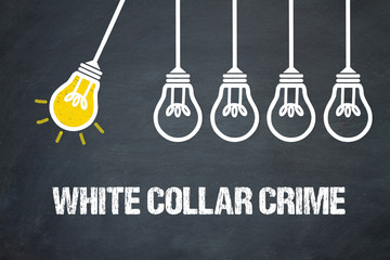 Fototapeta premium White collar crime