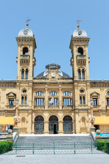 Obraz premium Town Hall of Donostia-San Sebastian, Basque Country, Spain