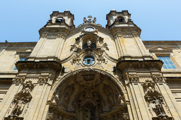 Obraz premium Church of Santa Maria del Coro, Donostia-San Sebastian, Spain
