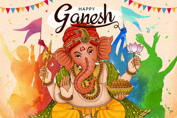 Happy Ganesh Chaturthi design