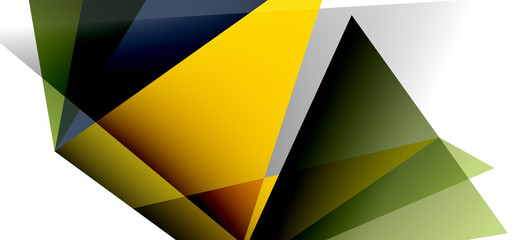 Obraz premium Vintage abstract template with triangle mosaic composition vecton white background. Simple design background. Modern flat design. Beautiful vector pattern.
