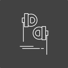 Earphone icon for your project