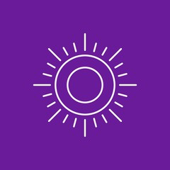 Sun icon for your project