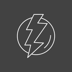 Lightening  icon for your project