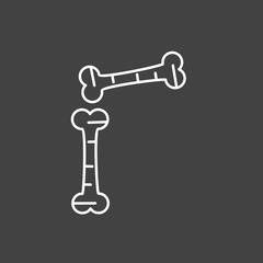 Human Bone icon for your project