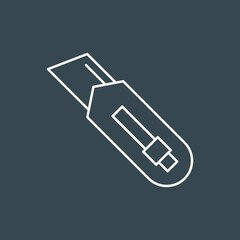 Fototapeta premium Cutter icon for your project