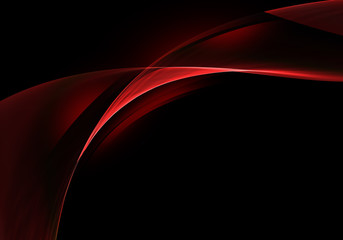 Abstract background waves. Black and red abstract background for wallpaper oder business card