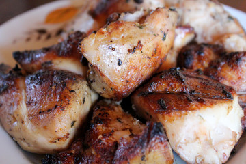  chicken kebab with spices