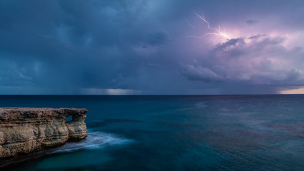 Stormy day over Ayia Napa, Cyprus