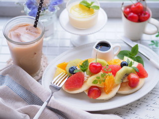 オシャレなパンケーキ
