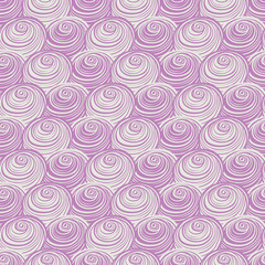 Vector purple pink swirls spirals repeat pattern. Perfect for fabric, scrapbooking, wallpaper projects.
