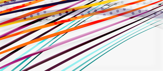 Trendy color stripes lines wave, great design for any purposes. Vector line pattern. Vector geometric background