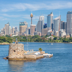 Fort Denison & Sydney skyline