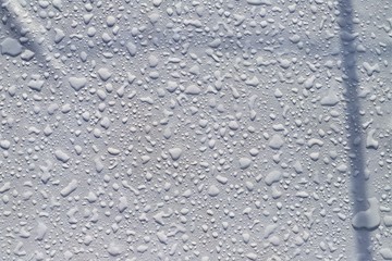 texture of water droplets on white background
