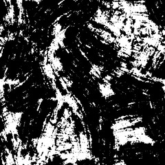 Grunge black white vector seamless background.
