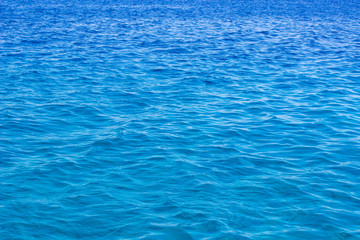 blue water wavy and ripple natural background 