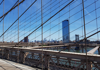 Blick von der Brooklyn-Bridge