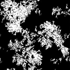 Abstract grunge background black and white. Seamless texture of scratches, chips, cracks. The dark pattern of the old surface.