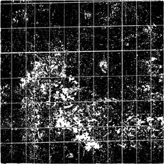 Grunge background black and white. Cracks, chips, scratches, dust texture. Abstract city wall. Dirty old surface. Vector vintage pattern.