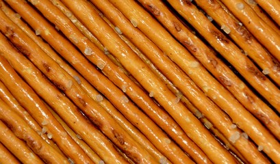 many yellow crispy bread straw