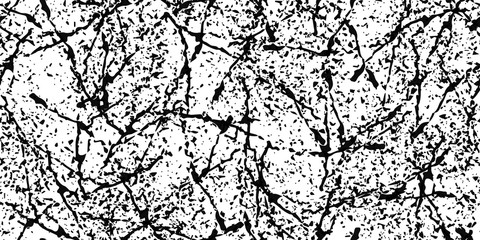 Obraz premium Grunge background black and white. Abstract seamless vector texture.
