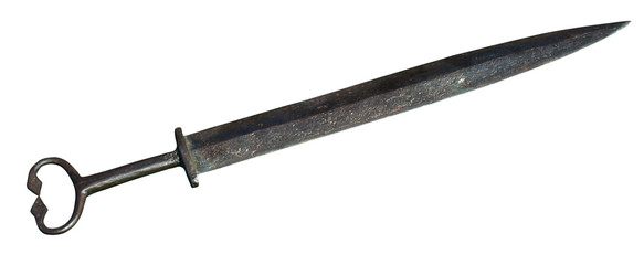 Old wrought sword