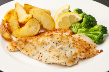 カレイのムニエル