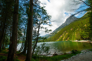 Lago di Neves (1860 m), Ahrntal, Valle Aurina, Trentino Alto Adige, Valle dei Molini, Bolzano,...