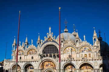 Naklejka premium basilica di san marco in venedig, italien