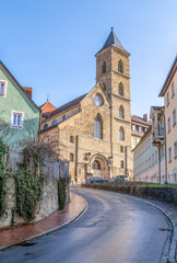 Fototapeta na wymiar monastery in Bamberg in Upper Franconia