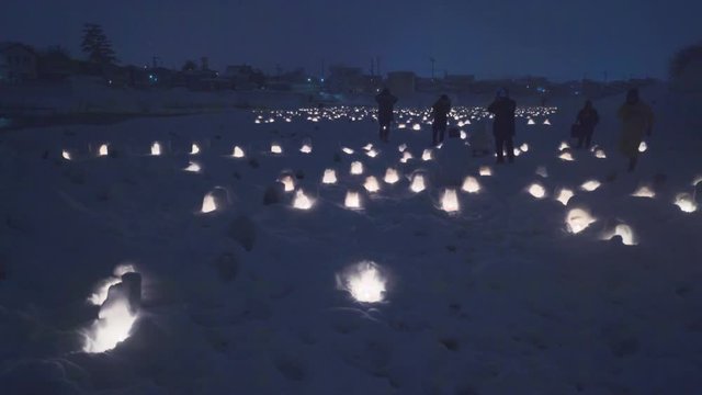 横手の雪まつり　秋田県の有名な冬のイベント