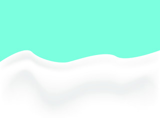 EPS 10 vector. Realistic milk or yogurt background made with gradient mesh.
