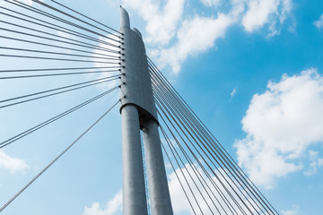 Abstract architectural features, bridge close-up