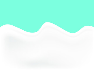 EPS 10 vector. Realistic milk or yogurt background made with gradient mesh.
