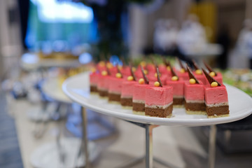 catering food, dessert and sweet, mini canapes, snacks and appetizers, food for the event, sweetmeat