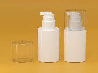 White cosmestic bottle with pump. Soap bottle mockup. Toothpaste bottle pump mockup. Cosmetic pump bottle. Plastic pump container. Plastic pump bottle. Cream dispenser container