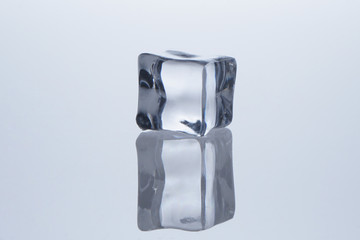 ice cubes isolated on clean background